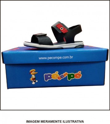 Papete Pé Com Pé Infantil Guty Azul-Marinho