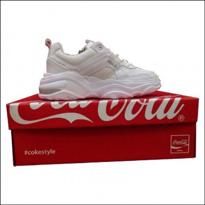 Tênis Coca-Cola Shoes Frame Branco