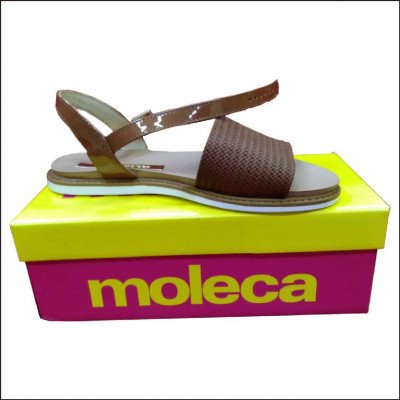 Sandalia Moleca Feminina Marrom