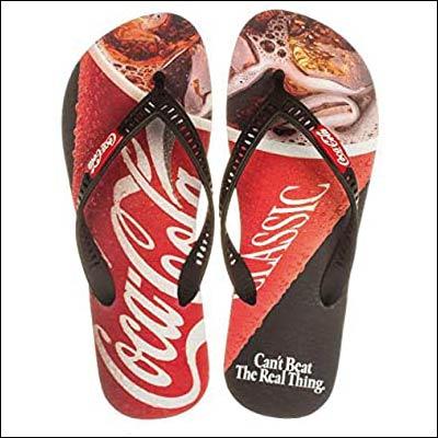 Chinelo Masc Coca Cola Glass