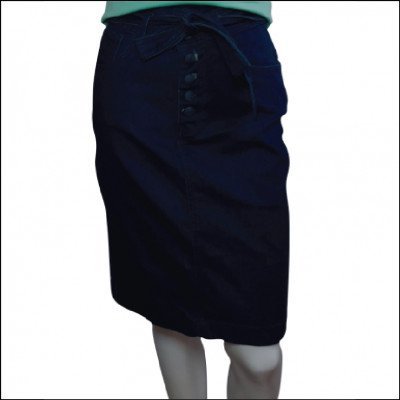 Saia Jeans Black Jeans