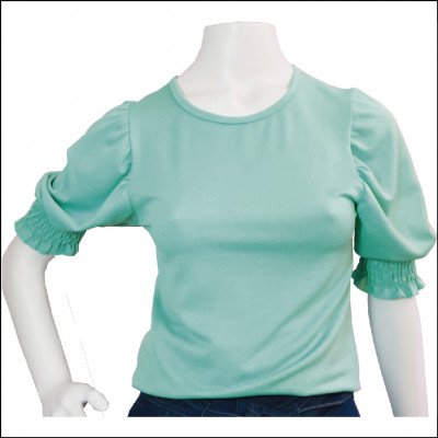 Blusa Lastex Manga Mc John