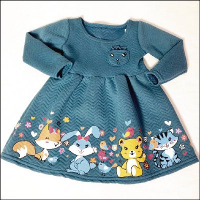 Vestido 1 ao 3 Manga Longa Elian