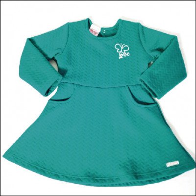 Vestido 1 AO 3 Moletom Abrange