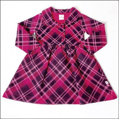 Vestido 1 ao 3 Manga Longa Abrange