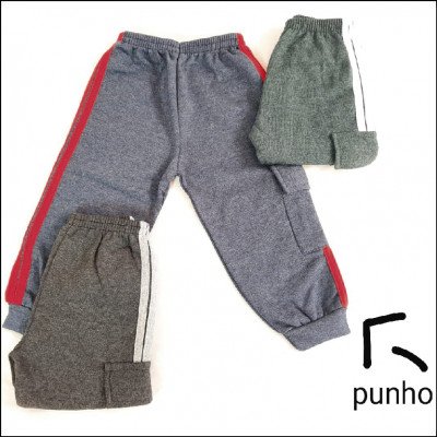 Calça 1 ao 3 Masculino Moletom  Pituki - imagem 2