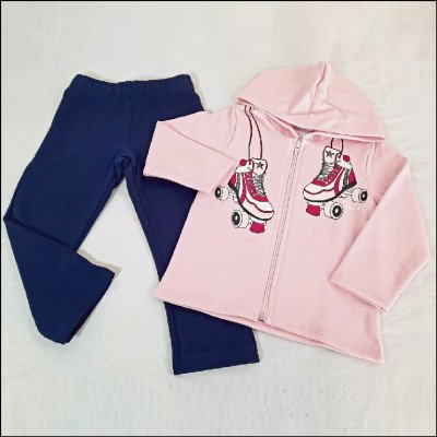 Conjunto 1 ao 3 Com capuz Feminino Rovitex