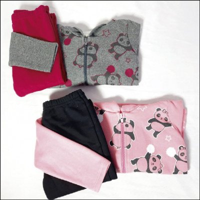 Conjunto 1 ao 3 Com capuz Feminino Rovitex - imagem 2