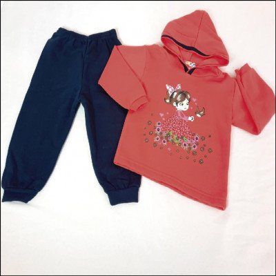 Conjunto 1 ao 3 Feminino Moletom Pituki - imagem 2