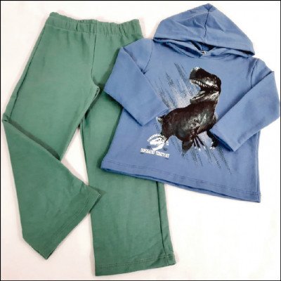 Conjunto Blusão com Capuz 1 AO 3 Rovitex