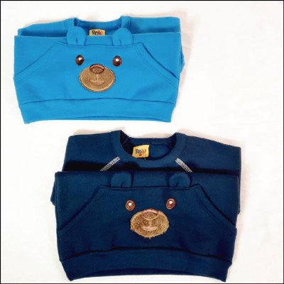 Blusa Moletom Sem Toca Sem Ziper 1 ao 3 Masculino Rolu - imagem 1