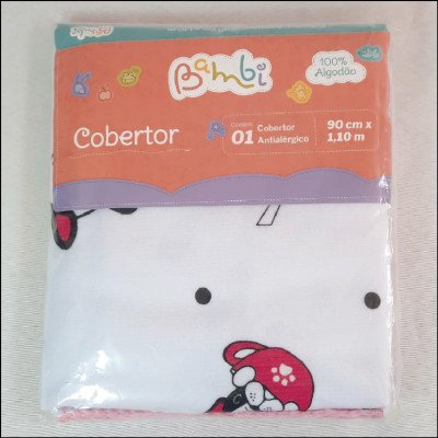 Cobertor Bebê Feminino Bambi