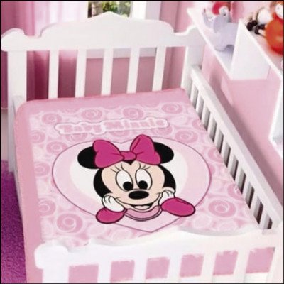 Cobertor Bebê Feminino CX Jolitex Disney