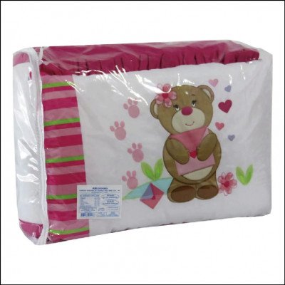 Kit Berço Bordado Surukinha Light 9 Peças