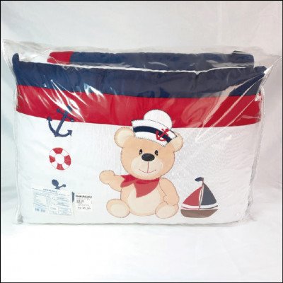 Kit Berço Masculino Bordado Surukinha Light 9 Peças - imagem 3