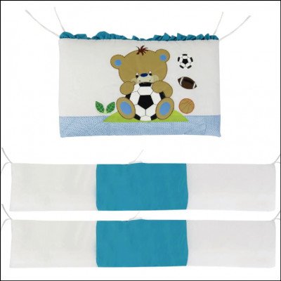 Kit Berço Masculino Bordado Surukinha Light 9 Peças - imagem 1