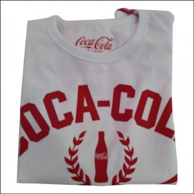 Camiseta Branca Coca Cola