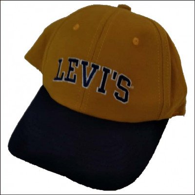 Boné Amarelo e Preto Levi's