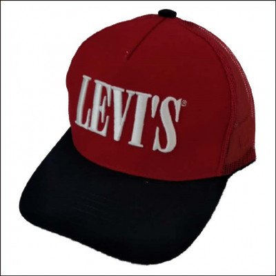 Boné Preto e Vermelho Levi's