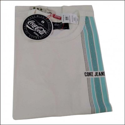 Camiseta Branca Coca Cola
