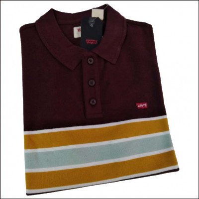 Camisa Vermelha Listrada Levi's