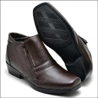 Bota Social Masculina Couro Legítimo