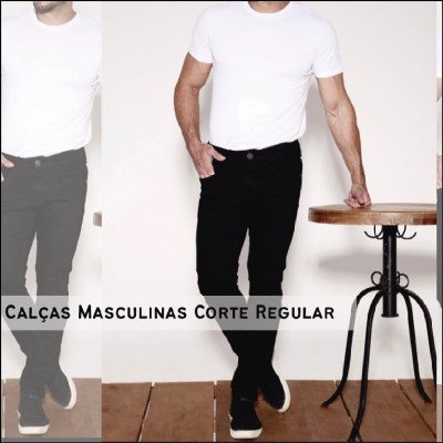 Calça Masculina Corte Regular Empório