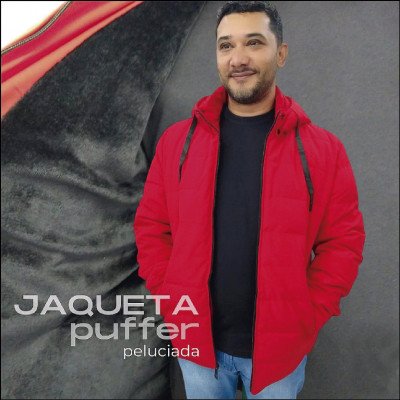 Jaqueta Puffer Peluciada