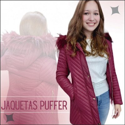 Jaqueta Puffer Feminina