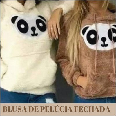 Blusa de Pelúcia Fechada