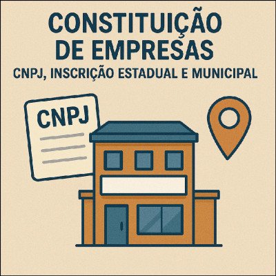 Constituição de empresas (CNPJ, Inscrição Estadual e Municipal)