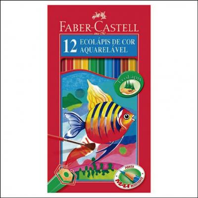 Lápis De Cor Faber-castell Aquarela c/ 12