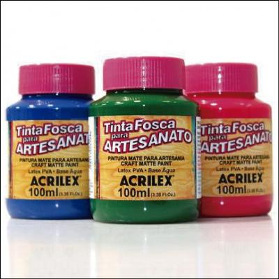 Tinta Fosca para Artesanato Acrilex - imagem 1