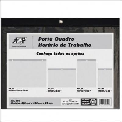 Porta quadro horário de trabalho 305 - ACP