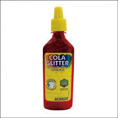 Cola Glitter Vermelho Acrilex