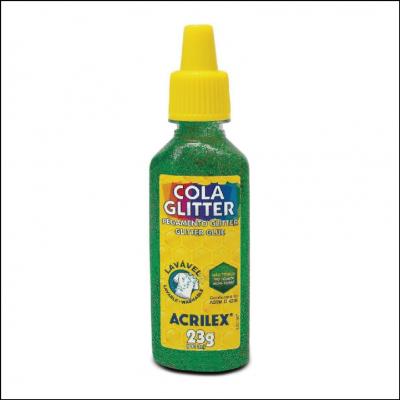 Cola Glitter Verde Acrilex