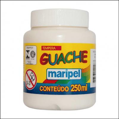 Tinta Guache Branco 250 ml Maripel