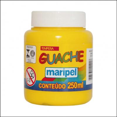Tinta Guache Amarelo 250 ml Maripel