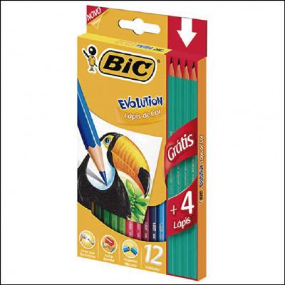 Lápis de Cor BIC Evolution 12 Cores