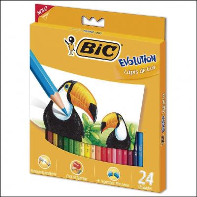 Lápis de Cor BIC Evolution 24 Cores