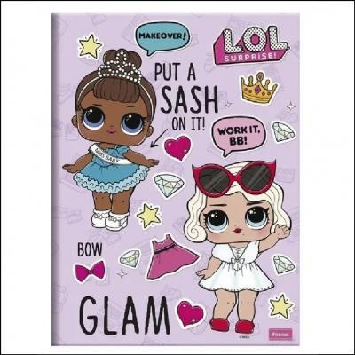 Caderno Brochura Capa Dura Lol Surprise Foroni