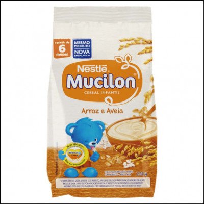 Cereal Infantil Mucilon Arroz e Aveia