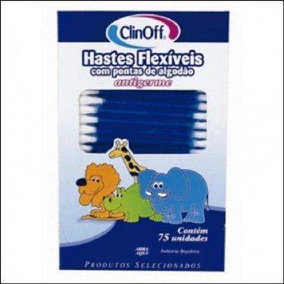 Cotonete Hastes Flexíveis Clinoff