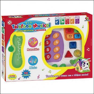Telefone Musical Matemática Música Art Brink