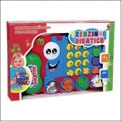 Trenzinho Didático Com Som E Luzes Art Brink