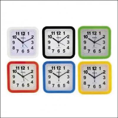 Relógio Despertador Quadrado Colors