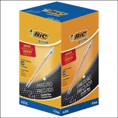 Caneta Bic Cristal Azul