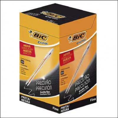 Caneta Bic Cristal Preta