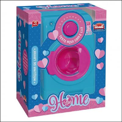 Maquina Lavadora De Roupa Home Love Infantil Usual Brinquedo