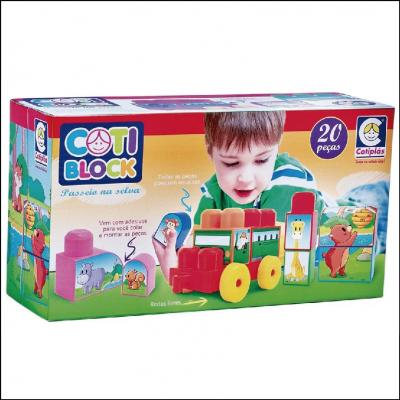 Coti Block Passeio Na Selva Blocos Didáticos Cotiplás